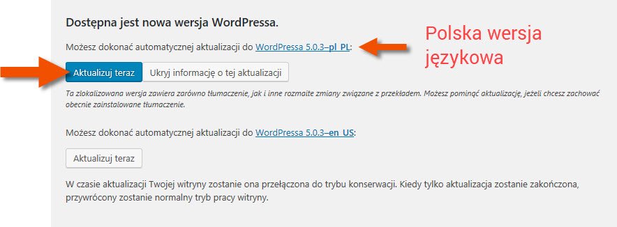 Jak zaktualizować system WordPress
