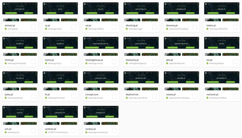 Jaki hosting www ranking hostingow estartupy Hosting 3