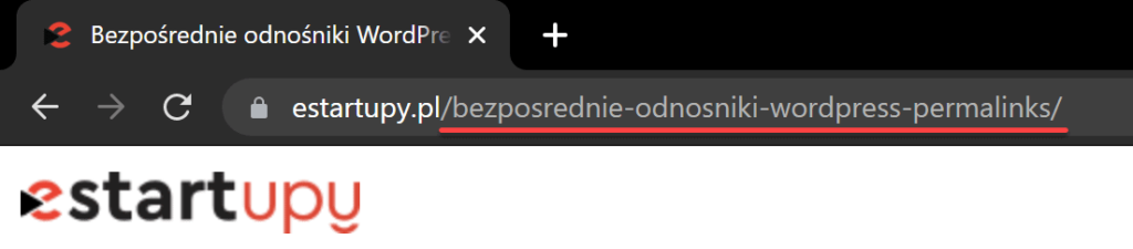 Grafika pokazująca, co to są bezpośrednie odnośniki WordPress permalinks