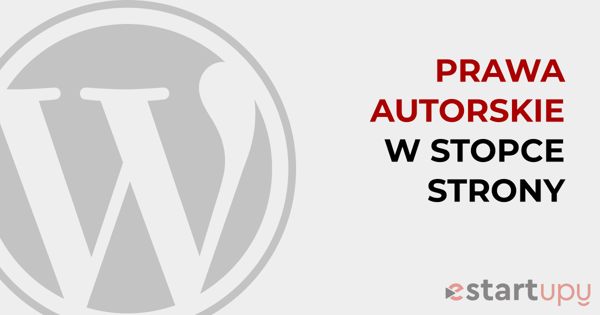 Jak dodać lub edytować informację o prawach autorskich w stopce strony WordPress krok po kroku