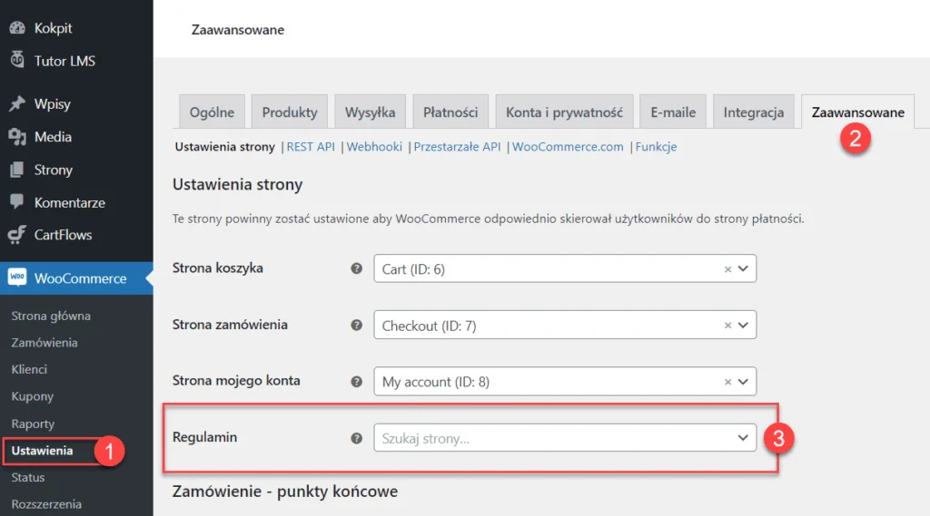 Jak dodać zgodę na warunki regulaminu na stronie zamówienia WooCommerce